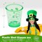 4E's Novelty St Patricks Day Glow in the Dark Suspenders, Shot Glass, Shamrock Glasses, Bowtie Accessories Set for Women, St Patricks Day Outfits for Men Leprechaun Costume